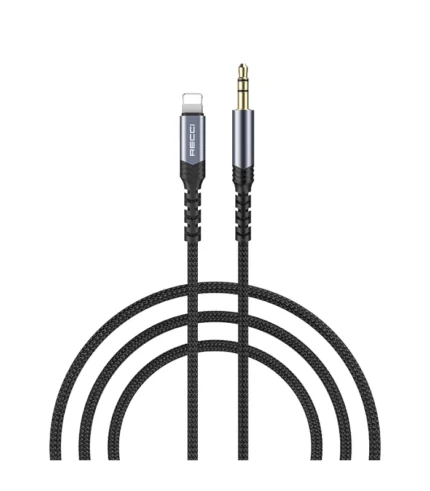RECCI RDS-A26 Lightning σε 3.5mm AUX καλώδιο