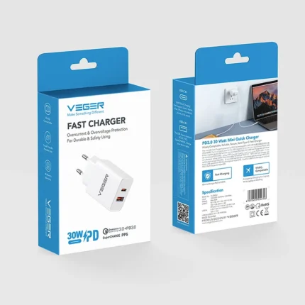 Διπλή θύρα φόρτισης Type-C USB-A