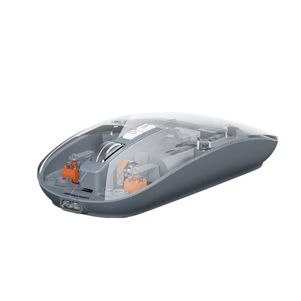 RECCI® RCS-M01 Space Capsule Series Multimode Wireless Transparent Design Mouse