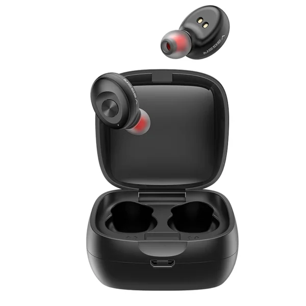 Veger XG08 In-Ear Studio - Ασύρματα Ακουστικά Bluetooth με Θήκη Φόρτισης - Black (6970453555096)