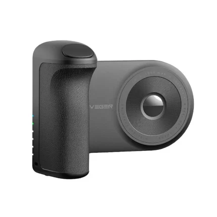 Veger SnapCam PowerBank - PowerBank 5.000 mAh με Ασύρματη Φόρτιση MagSafe 5W & Mαγνητική Λαβή Τηλεφώνου / Βάση με Χειριστήριο Bluetooth για Selfie - Black (W0569)