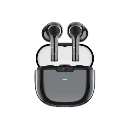 Recci® Rep-w50 Amber Wireless Earbuds With Transparent