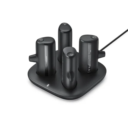 Συμπαγής σχεδιασμός φόρτισης με θύρες USB-C και Lightning