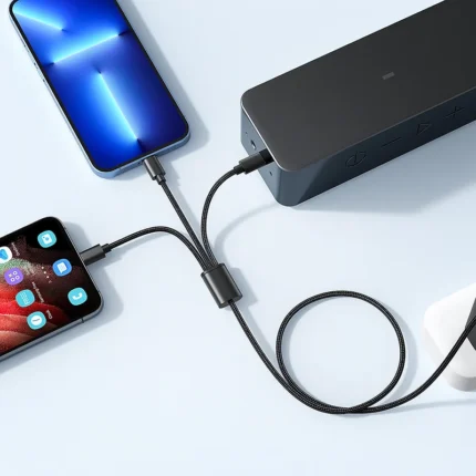 Καλώδιο 3 σε 1 με Type-C, Lightning, Micro USB