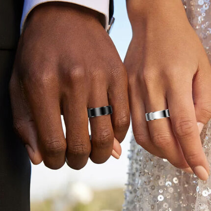 Techsuit R6 Έξυπνο Δαχτυλίδι 19mm με Παλμογράφο  Παρακολούθηση Υγείας με Στυλ