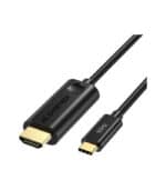 Choetech CH0019 HDMI 2.0 Kablo HDMI erkek - USB-C erkek 1.8m Siyah