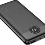 Veger L10 Power Bank 10000mAh με 2 Θύρες USB-A Μαύρο