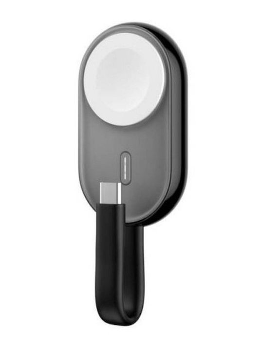 Veger W0102 Portable Charger for Apple Watch – Φορητός Ασύρματος Φορτιστής Apple Watch 1200mAh – 2.5W – Black