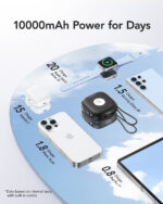 Veger W1185 MagSafe Power Bank 10000mAh 15W με Θύρα USB-C Power Delivery Μαύρο - Image 4