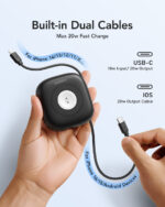 Veger W1185 MagSafe Power Bank 10000mAh 15W με Θύρα USB-C Power Delivery Μαύρο - Image 7