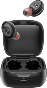 Veger XG08 In-ear Bluetooth Handsfree Ακουστικά με Θήκη Φόρτισης Μαύρα