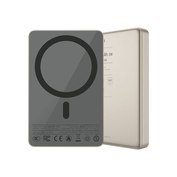 Recci RPB-W36 Power Bank 10000mAh 20W Power Delivery Χρυσό