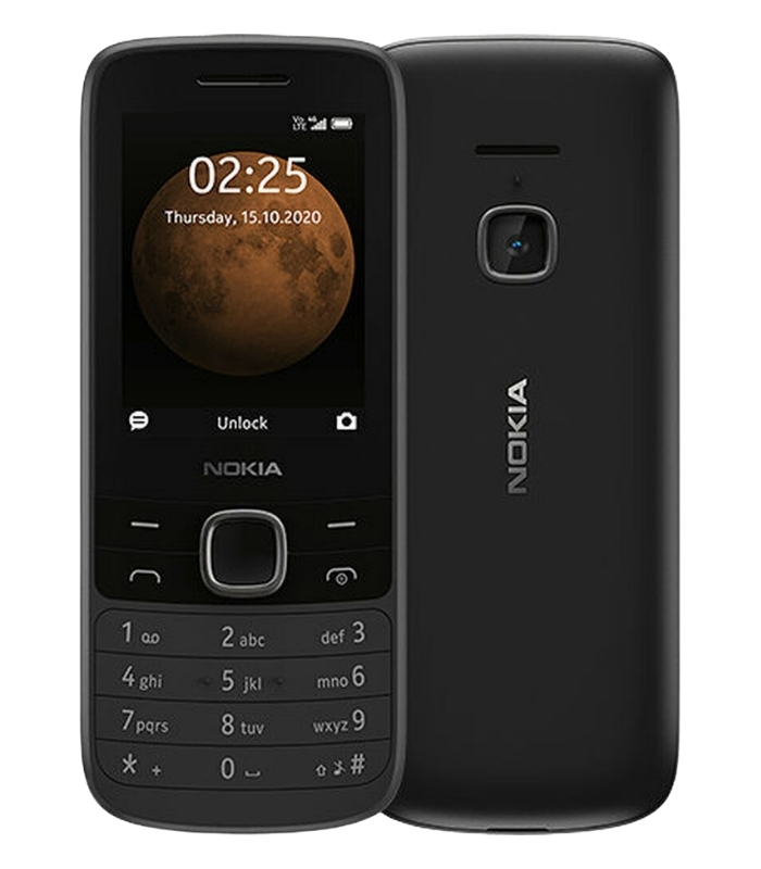 1 Nokia 225 4G Dual SIM Κινητό με Κουμπιά Ελληνικό Μενού Μαύρο - Image 1