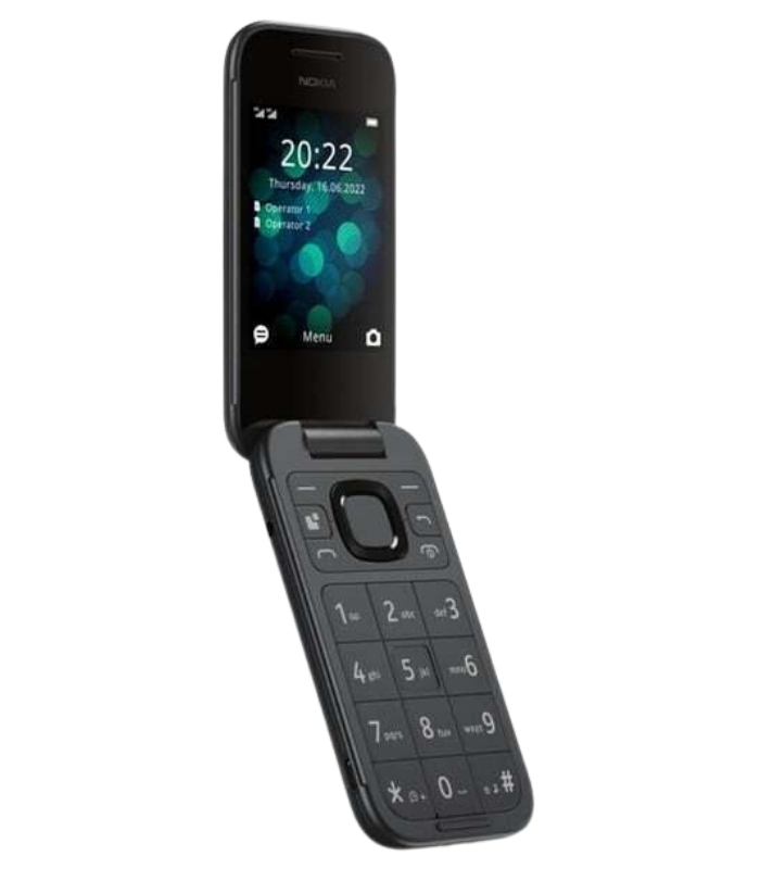 Nokia 2660 Flip μαύρο με εξωτερική οθόνη 1.77 ιντσών