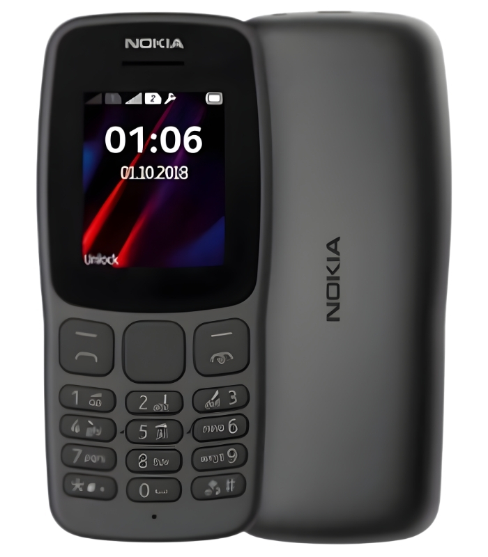 Nokia 106 2018 Dual SIM με ελληνικό μενού μαύρο