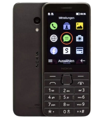 Nokia 235 4G 2024 Dual SIM μαύρο με αγγλικό μενού