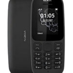 Nokia 105 2019 Single SIM με Αγγλικό Μενού Black