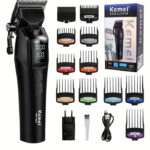 Kemei KM-1858 κουρευτική μηχανή μαύρη