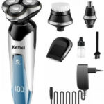 Kemei KM-5390 περιστρεφόμενη ξυριστική μηχανή προσώπου