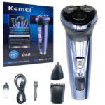 Kemei KM-6539 περιστρεφόμενη ξυριστική μηχανή προσώπου