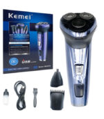 Kemei KM-6539 περιστρεφόμενη ξυριστική μηχανή προσώπου