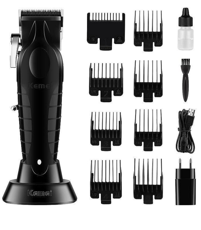 Kemei KM-2296 κουρευτική μηχανή μαύρη