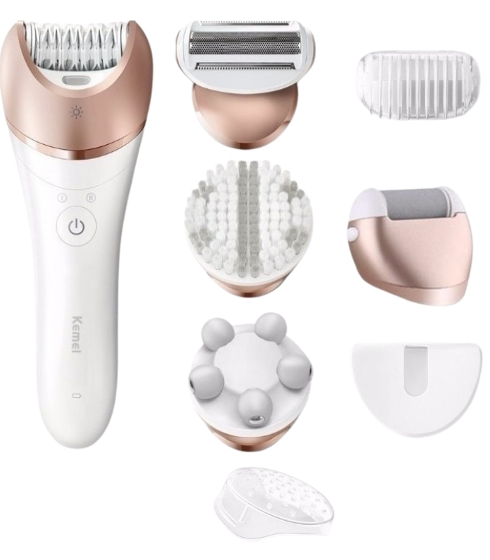 Kemei KM-8001 σετ αποτρίχωσης προσώπου και σώματος