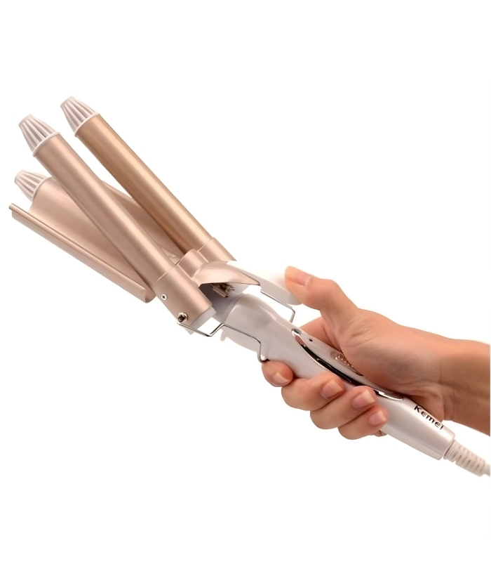 Kemei KM-1010 ψαλίδι μαλλιών για μπούκλες 22mm 45W