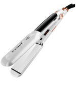 Kemei KM-7062 πρέσα μαλλιών με ατμό λευκή