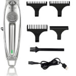 Kemei KM-1949 επαναφορτιζόμενη κουρευτική μηχανή ασημί