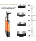 Αδιάβροχη επαναφορτιζόμενη ξυριστική Kemei KM-1910