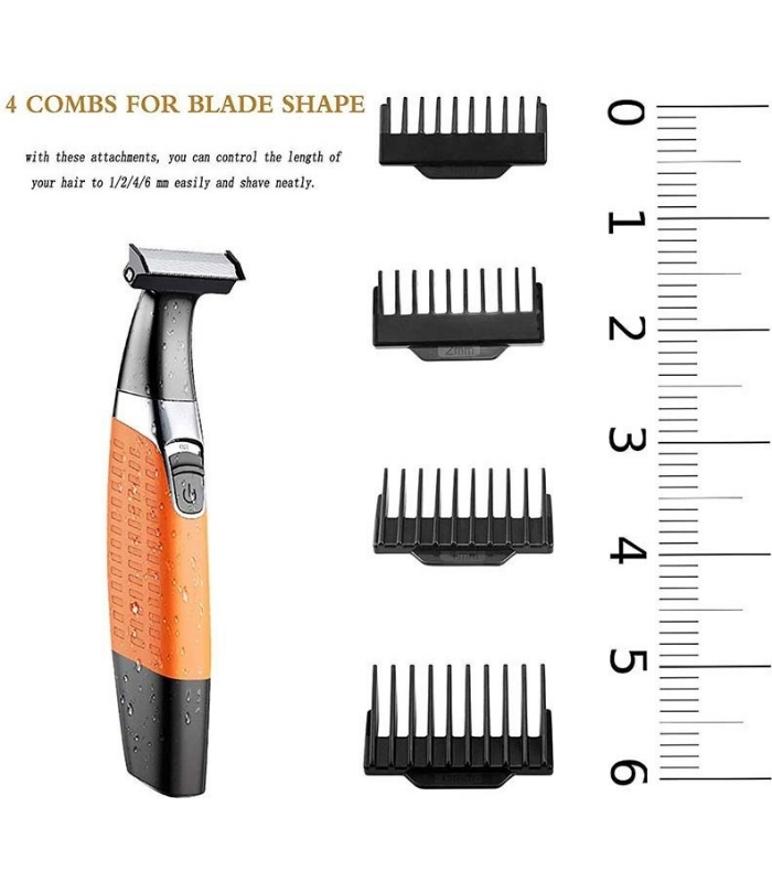 Αδιάβροχη επαναφορτιζόμενη ξυριστική Kemei KM-1910