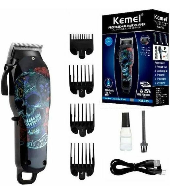 Kemei KM-735 για μαλλιά και γένια