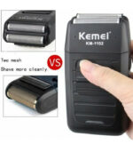 Kemei KM-1102 με διπλή λεπίδα για πρόσωπο