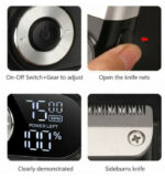 Kemei KM-2026 με LED οθόνη και διπλή λεπίδα