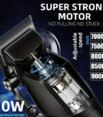 Επαναφορτιζόμενη κουρευτική Kemei KM-1858 με LCD