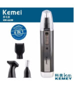 Kemei KM-6630 Trimmer Προσώπου, Μύτης, Αυτιών και Φρυδιών Επαναφορτιζόμενο Αδιάβροχο - Image 5