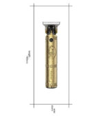 Επαναφορτιζόμενο trimmer Kemei για μαλλιά και γένια