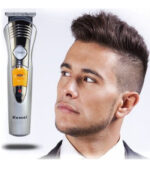 Kemei KM-580A ασημί επαναφορτιζόμενη κουρευτική