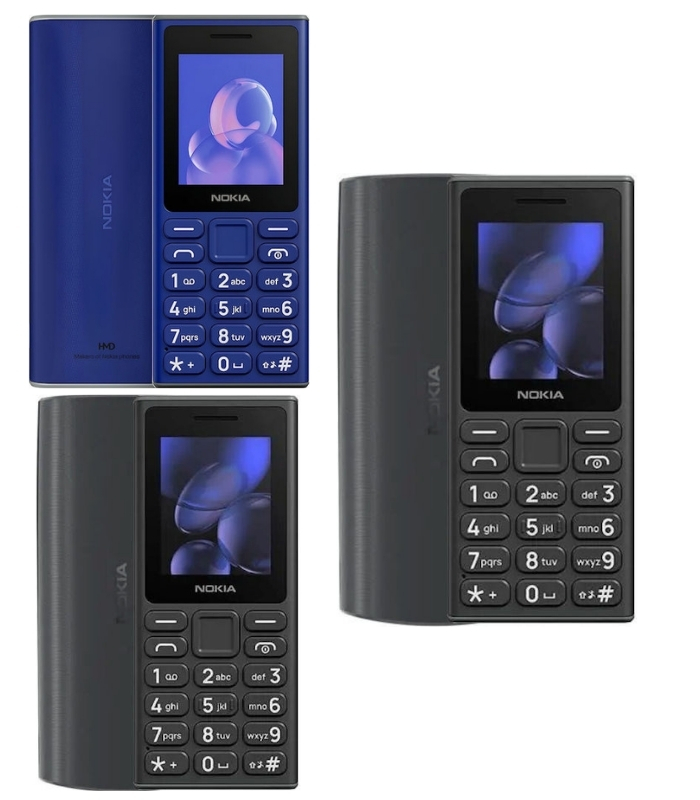 Nokia 105 (2024) Κινητό Τηλέφωνο Dual SIM Μαύρο