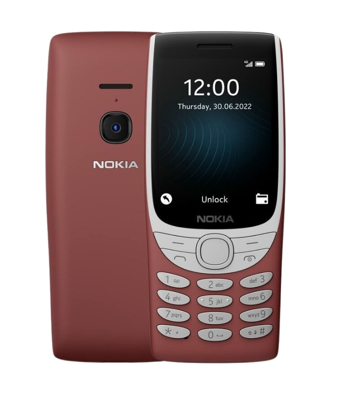 Κόκκινο Nokia 8210 με οθόνη 2,8 ιντσών