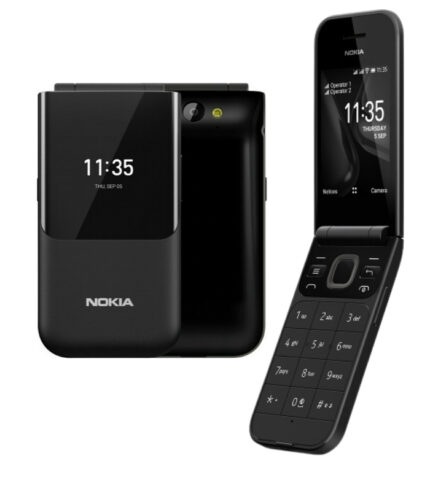 Nokia 2720 Flip Κινητό Τηλέφωνο Μαύρο με Dual SIM
